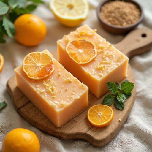 Refreshing Citrus Poppy Seed Soap: A Zesty Twist for Your Skincare Routine